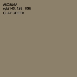 #8C806A - Clay Creek Color Image